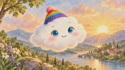 Coco the Cloud Learns to Share 繪本封面