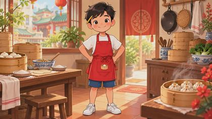 The Dim Sum Code Breaker 繪本封面