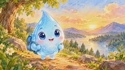 Drip's Big Journey 繪本封面