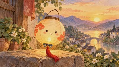 Glow the Lantern 繪本封面