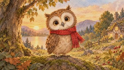 Hoot and the Starry Night Sky 繪本封面