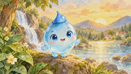 小水滴滴滴的云上旅行 繪本封面