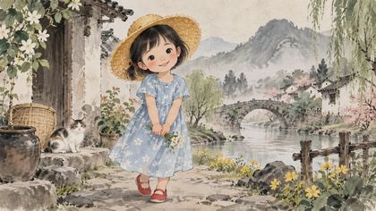小雨的桂花糕 繪本封面