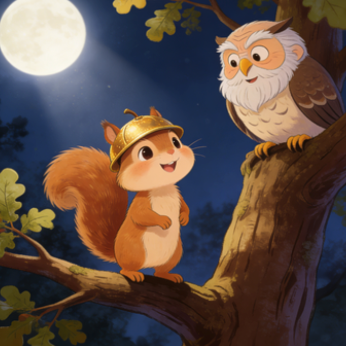 小松鼠藏起来的美梦