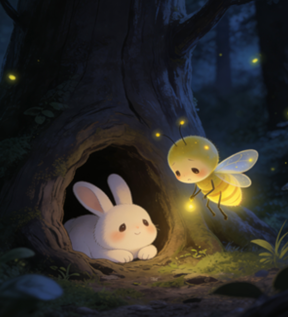 小螢火蟲點亮夢鄉：一盞盞溫柔嘅光，帶你進入甜蜜夢境