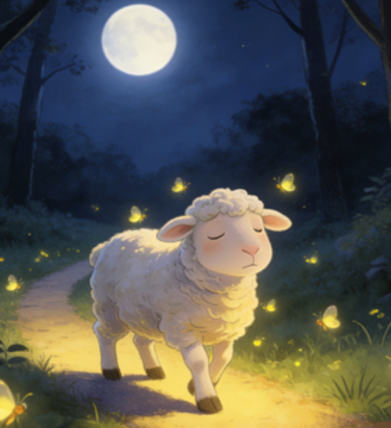 月光下嘅小綿羊 | 一個關於勇氣同友誼嘅溫馨童話