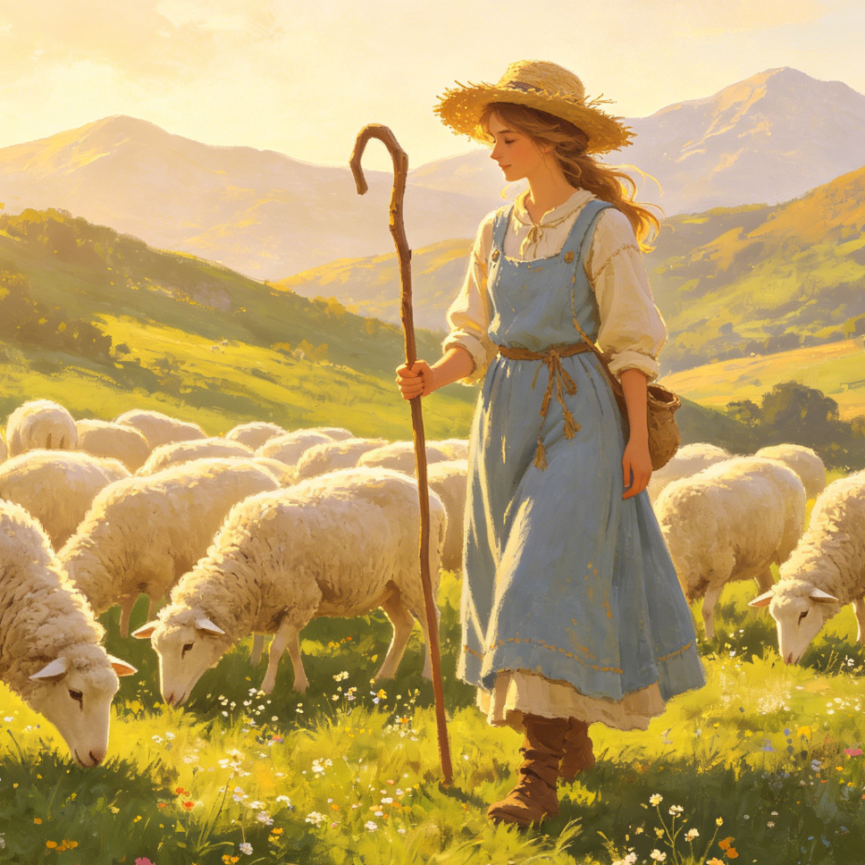 The Shepherdess and the Harp in the Wind