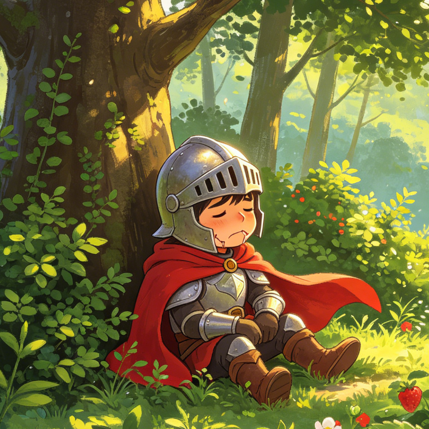 迷路的小骑士与野草莓田